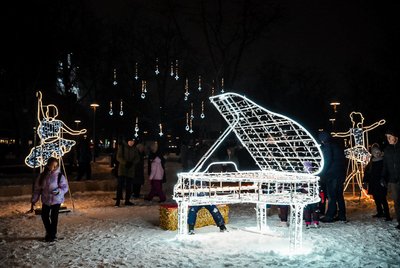 Panevėžio eglės įžiebimo šventė, Živilės Večiorkutės ir Vilmanto Biuliūno nuotr.