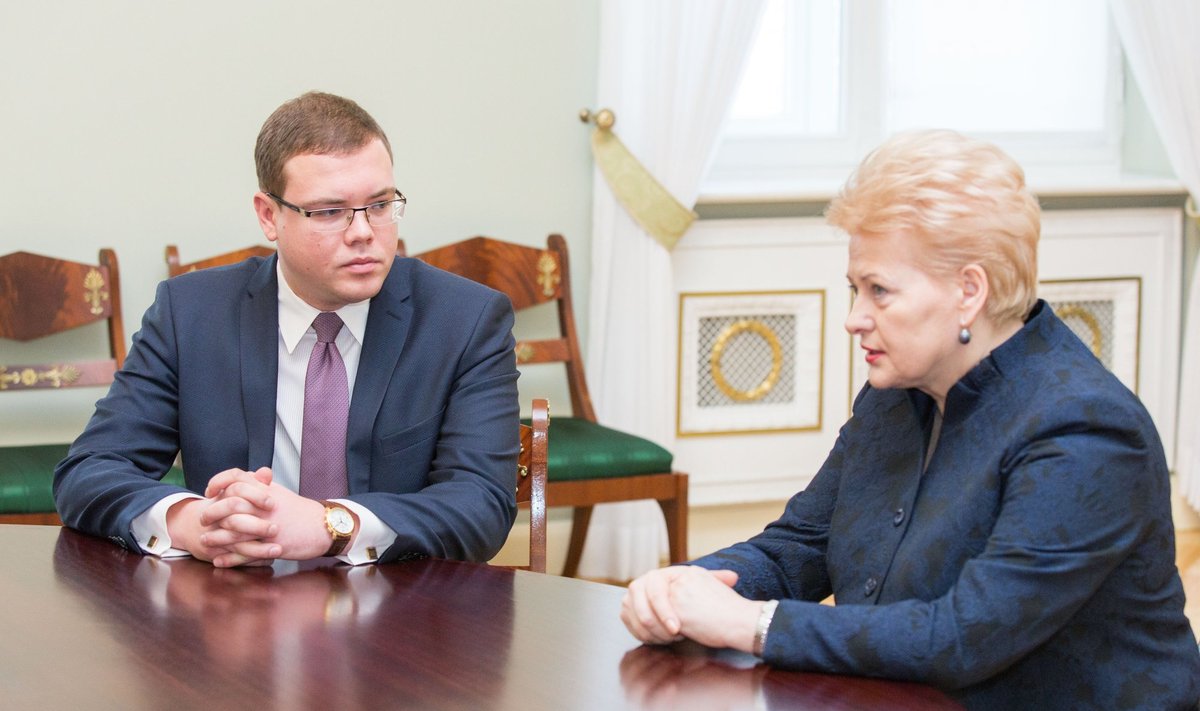Julius Pagojus ir Dalia Grybauskaitė