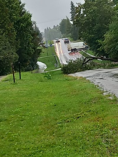 Pirmadienio ryto vaizdai Kupiškyje