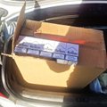 Šiaulių rajone automobilyje rasta 140 dėžių cigarečių