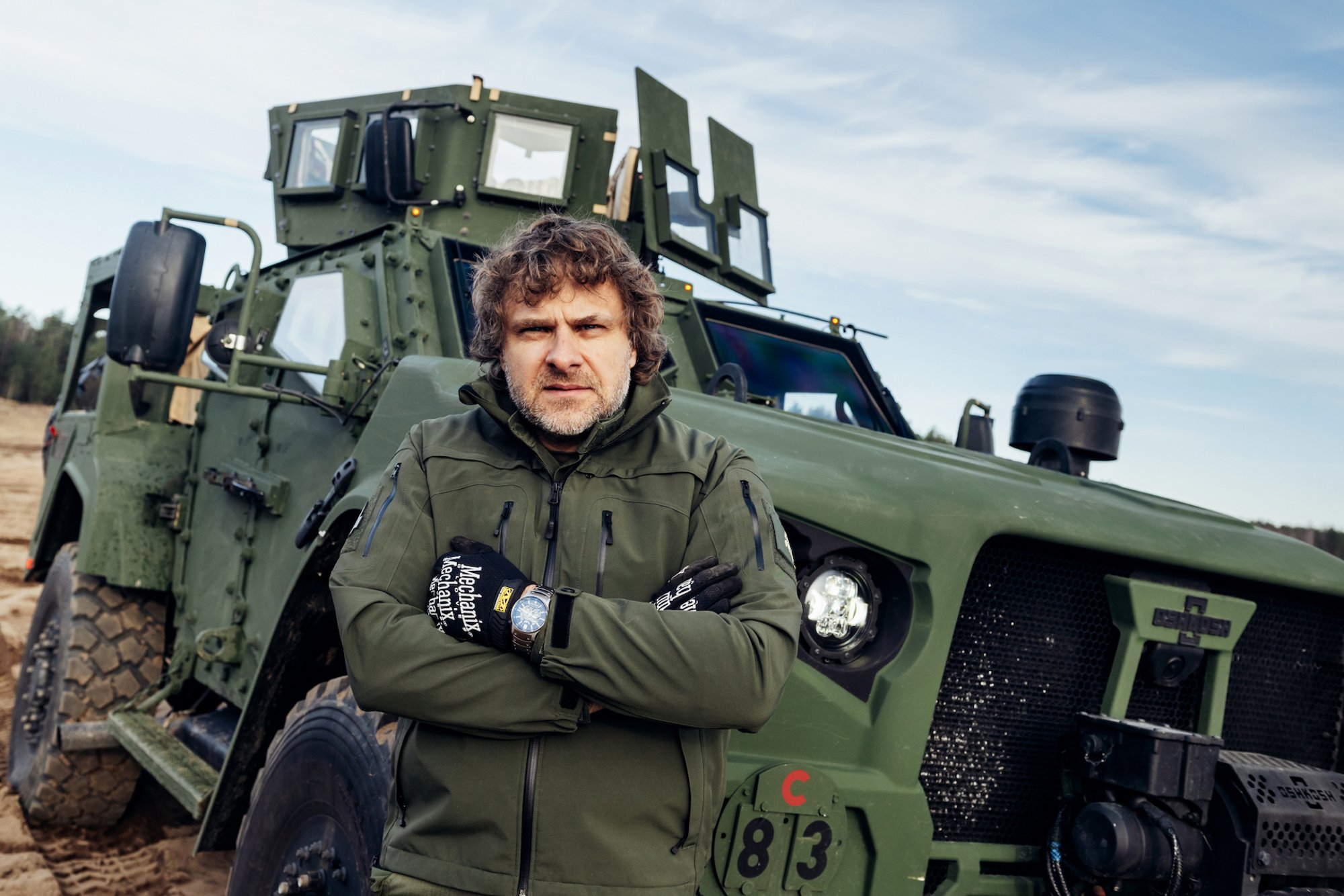 Benediktas Vanagas išbandė moderniausią JAV kariuomenės visureigį ...