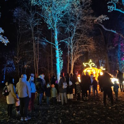 Apsilankymas šviesų parke