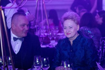 Tadas Vizgirda, prezidentė Dalia Grybauskaitė