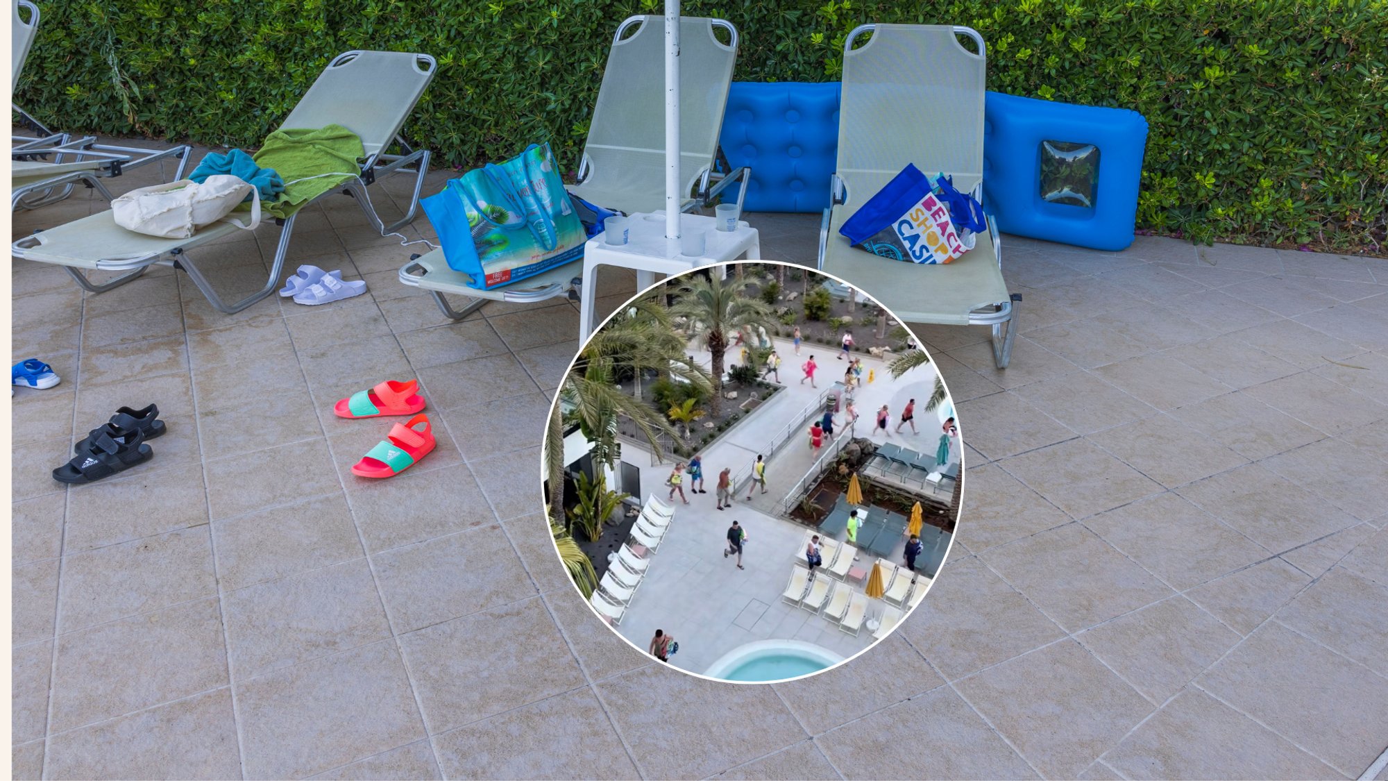 Comical Chaos Erupts at Spanish Hotel Over Sun Loungers; Security Overwhelmed