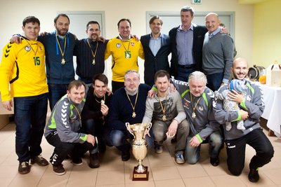 Lietuvos žurnalistų futbolo čempionato nugalėtoja "PRESS'o" komanda