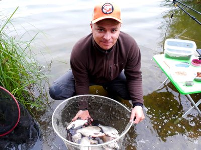 Edvardas Činga su kelių valandų, tos dienos, laimikiu