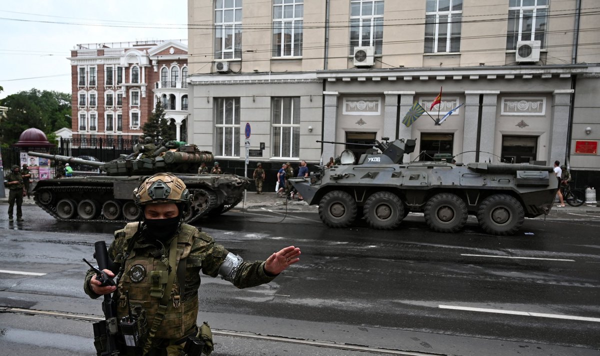 Наемники ЧВК Вагнера в Ростове-на-Дону