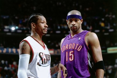 Allenas Iversonas ir Vince'as Carteris