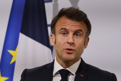 Prancūzijos prezidentas Emmanuelis Macronas 