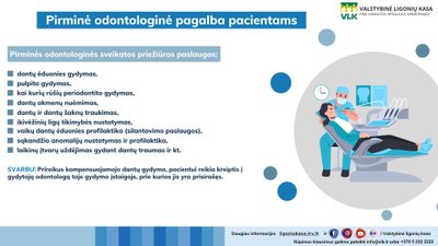 Pirminė odontologinė pagalba pacientams