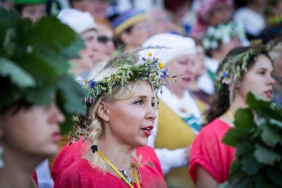 Dainų diena „Vienybė težydi“ Vingio parko estradoje