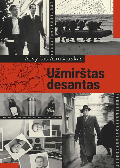 A. Anušausko knygos „Užmirštas desantas“ viršelis