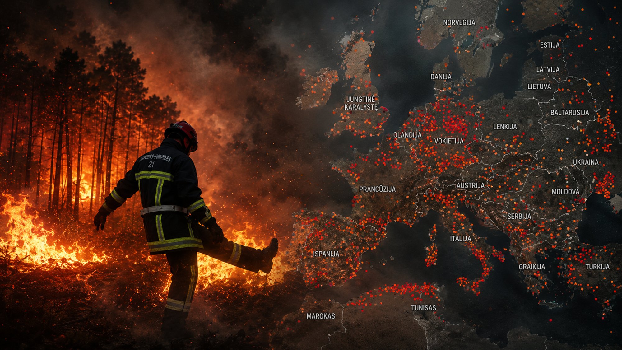 Flames approach cities: Evacuations in Europe reach unprecedented scale