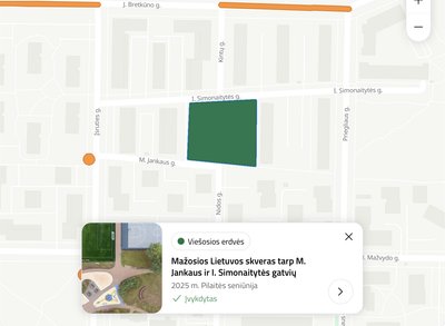 Vilniaus interaktyvusis žemėlapis