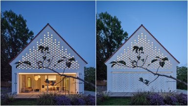 Kaip atrodo architekto namas už 750 tūkst. eurų: dizainą įkvėpė koplyčios idėja, o viduje – altorius