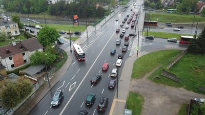 Iki rudens remontui uždarius svarbų transporto mazgą Kaune pasikeitė eismo sąlygos