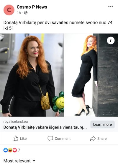 Sukčiai pavogė D. Virbilaitės nuotraukas