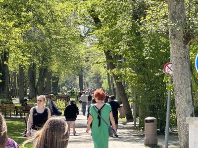 Palangoje saujomis barstė Lietuvos auksą, kiti už gintaro papuošalus negaili ir tūkstančių (Tomo Sakalausko nuotr.)