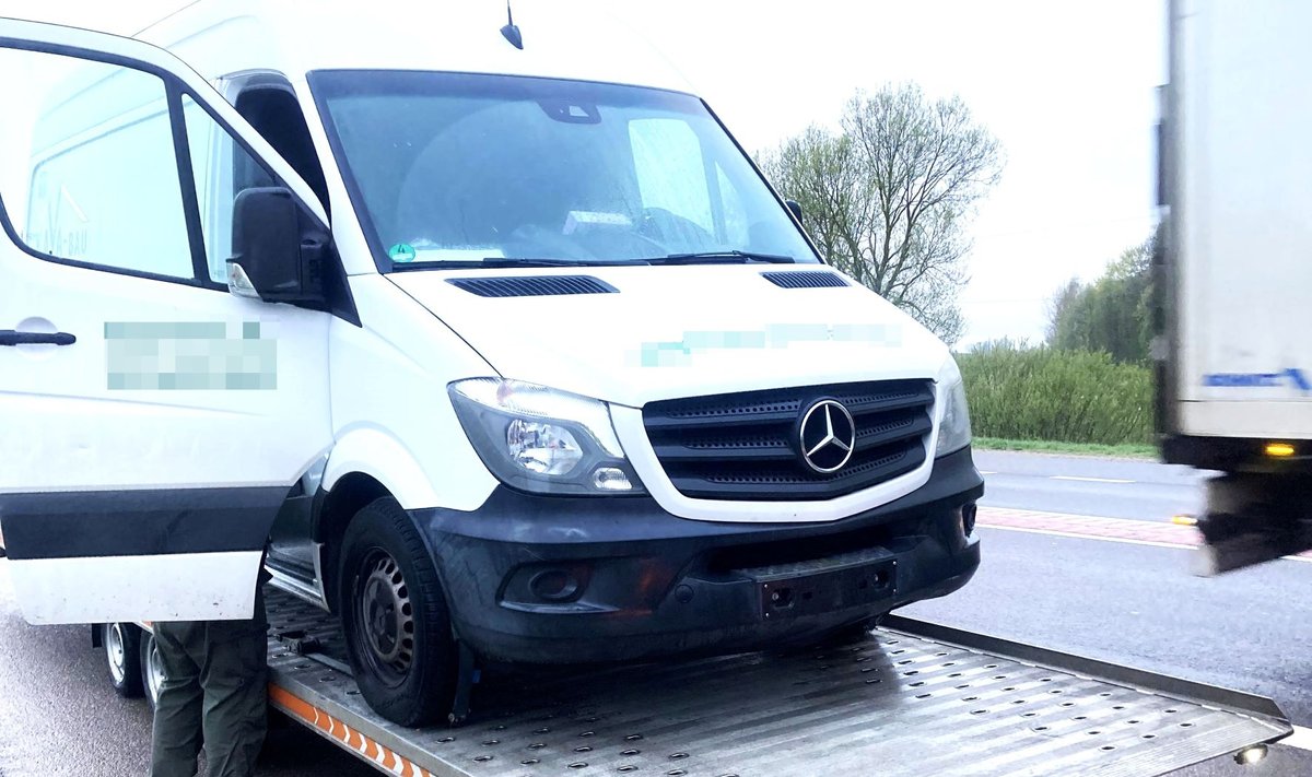 Pavogtas „Mercedes-Benz Sprinter“ 