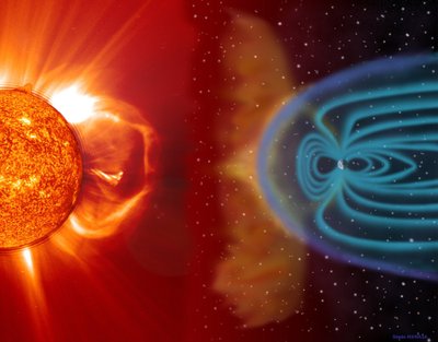 Po Saulės plazmos išsiveržimo Žemėje kovo 24 prasidėjo labai stipri geomagnetinė audra. NOAA/VidaPress/NISP nuotr.