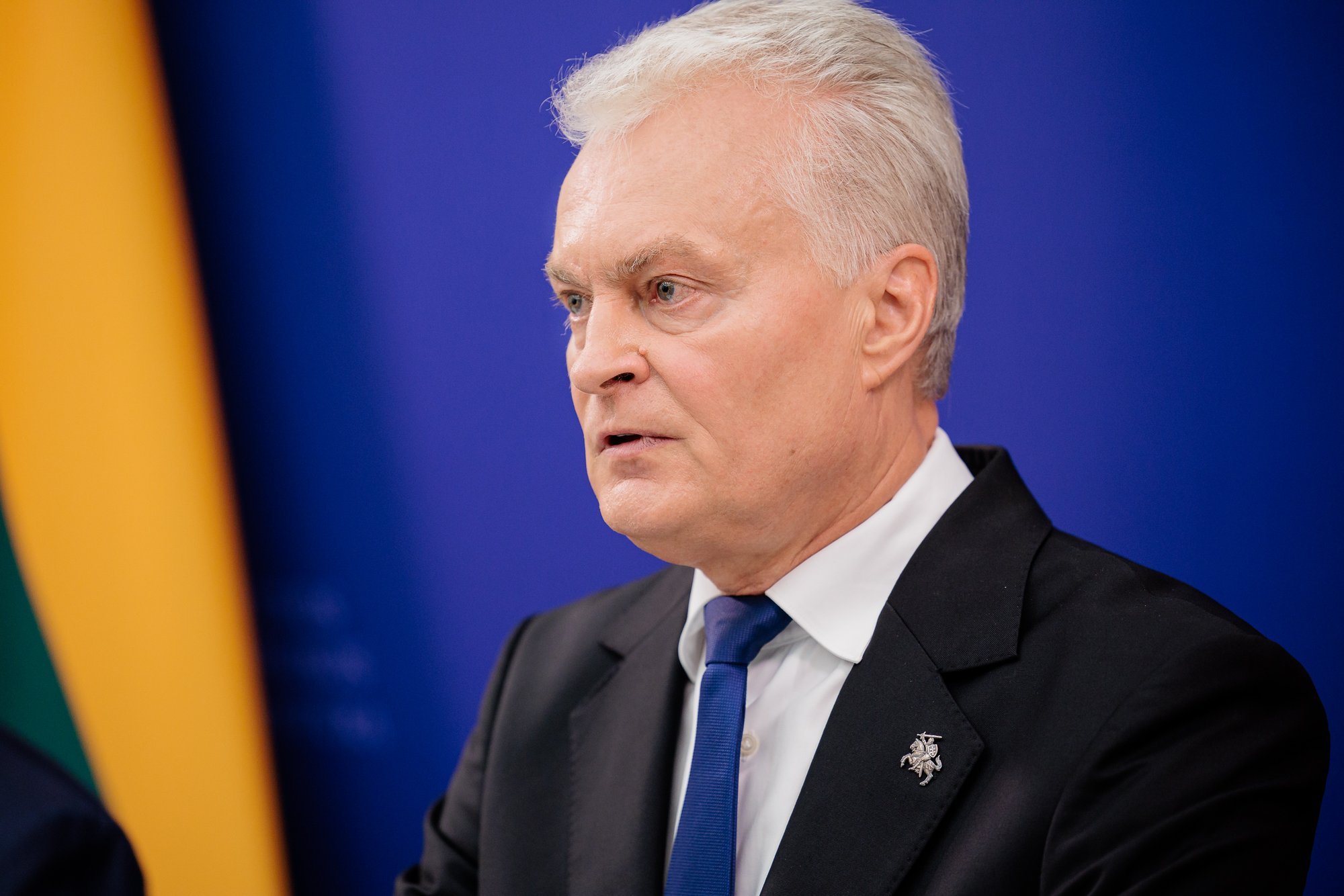 Lithuanian President Warns of Russian Provocations, Cites Military Limitations