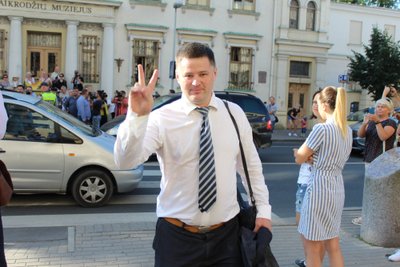 Protestas prieš V. Titovą