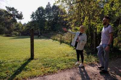 Tomas Janonis ir Kristina Pocytė-Medutė Pavilnių regioniniame parke