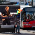 Nuramino dėl autobusų prieš antrąjį Edo Sheerano koncertą: nurodė, ko tikėtis 