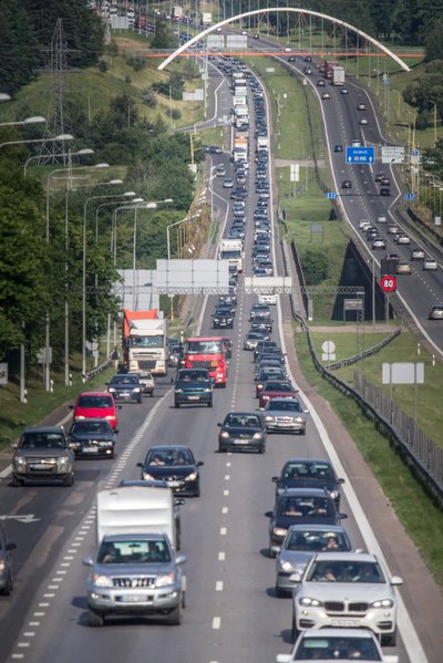 Vilnius - Klaipėda magistralė tiek Kaunu