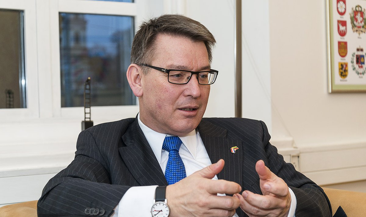 The Dutch Ambassador Bert Van der Lingen in Vilnius Photo Ludo Segers