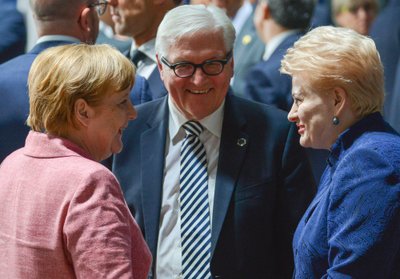 Angela Merkel, Frankas Walteris Steinmeieris, Dalia Grybauskaitė