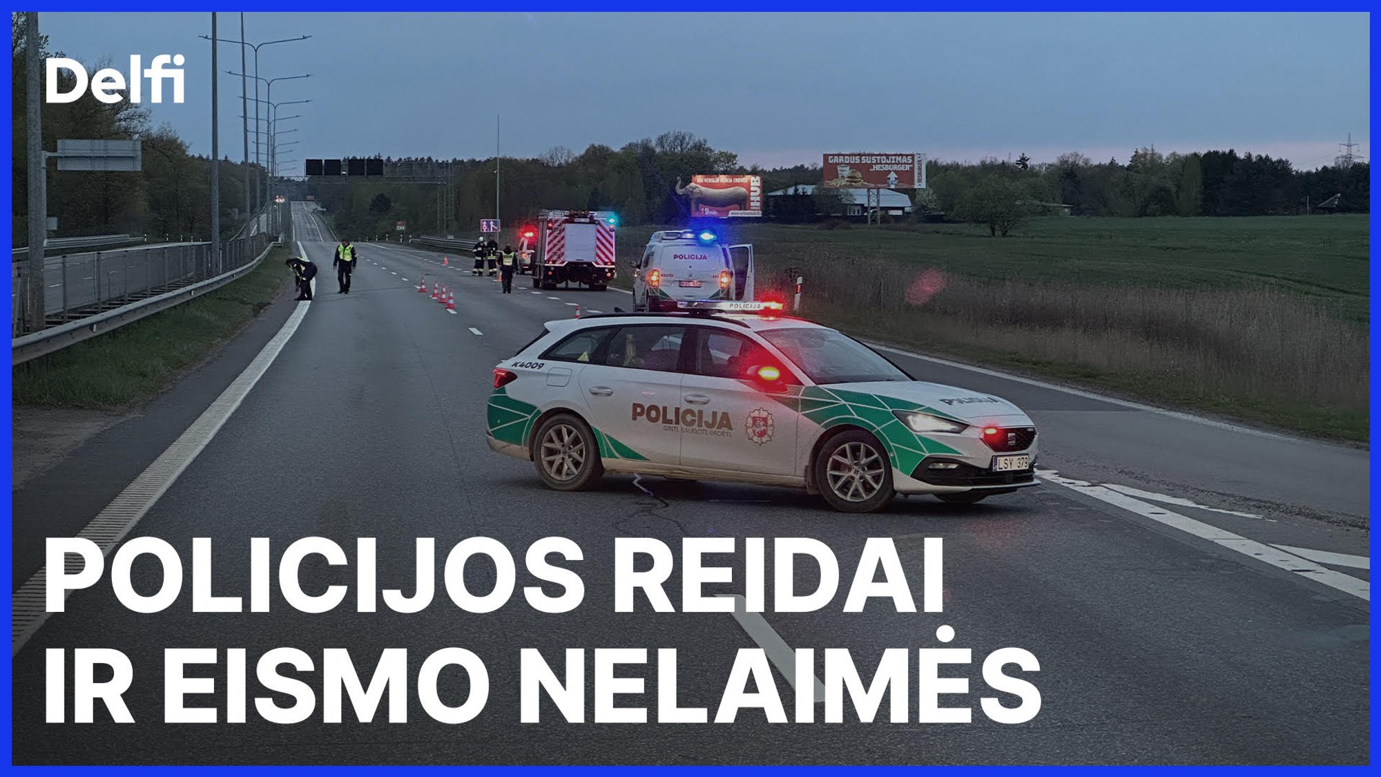 Savaitės kriminalai. Policijos reidai ir eismo nelaimės - Delfi TV