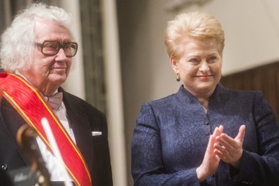 Juozas Domarkas, prezidentė Dalia Grybauskaitė