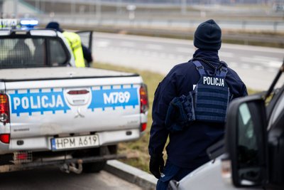 Lenkijos ūkininkų kelio blokada ties Kalvarijos-Budzisko pasienio punktu