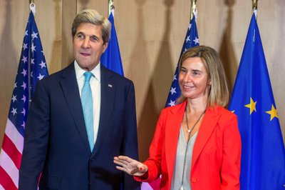 Johnas Kerry, Federica Mogherini