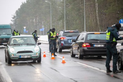 Policijos kontrolės punktas