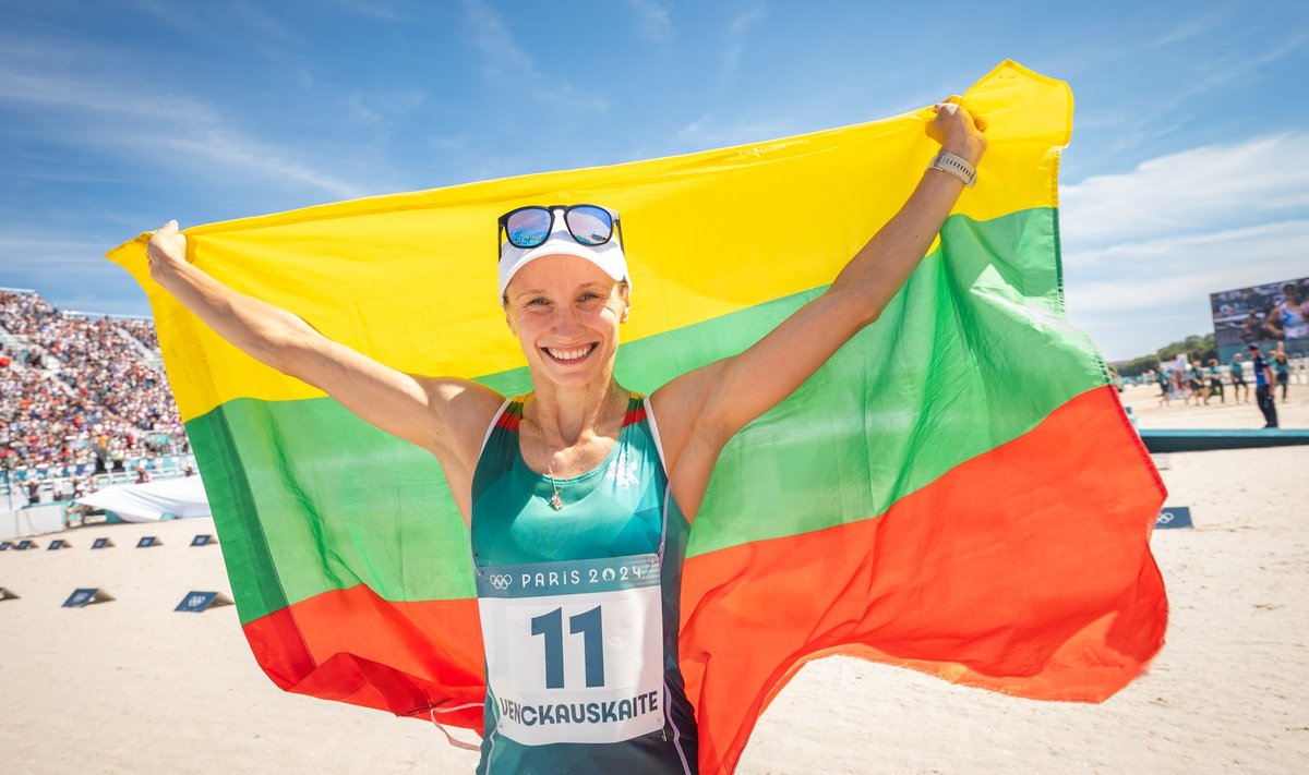 Laura Asadauskaitė-Zadneprovskienė ir Gintarė Venčkauskaitė Paryžiaus žaidynių finale