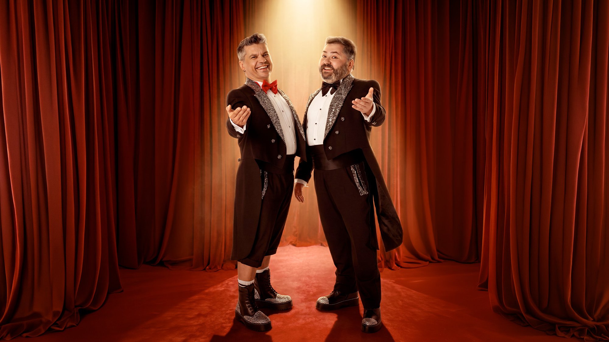 Lithuanian singers Deivis and Rafailas announce 'The Funniest Christmas Show'