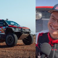 Prieš pat finišą Rokui Baciuškai teko „paskraidyti“: pakėlė jopapa kaip