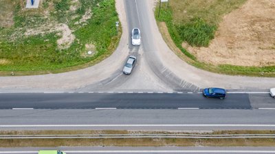 Pavojinga sankryža Via Baltica kelyje