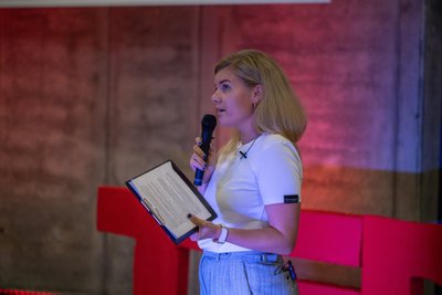 Emilija Platukytė, viena iš „Alfa erdvės“ įkūrėjų