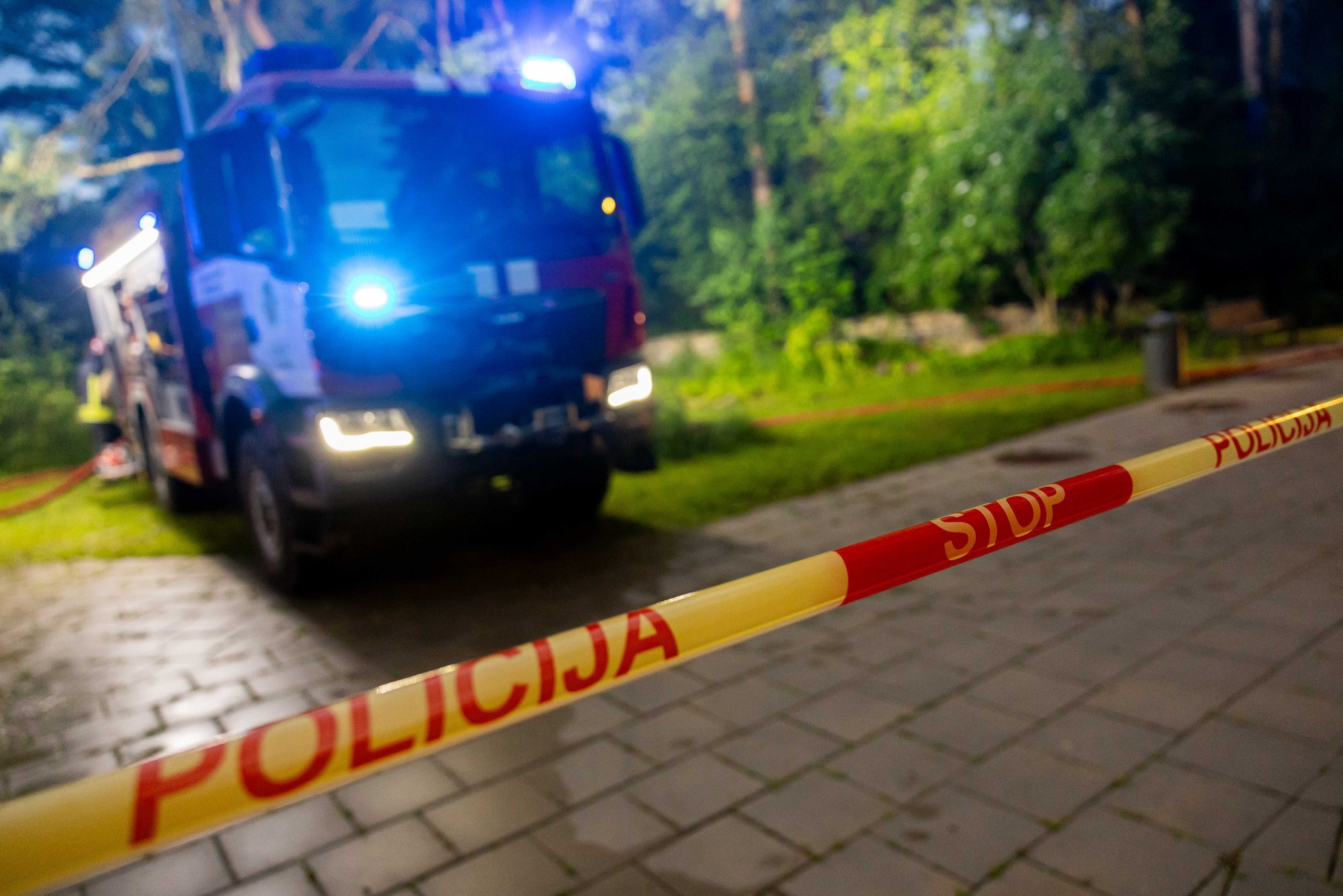 Balcony catches fire in Palanga due to signal flare, causing 25,000 euros in damages