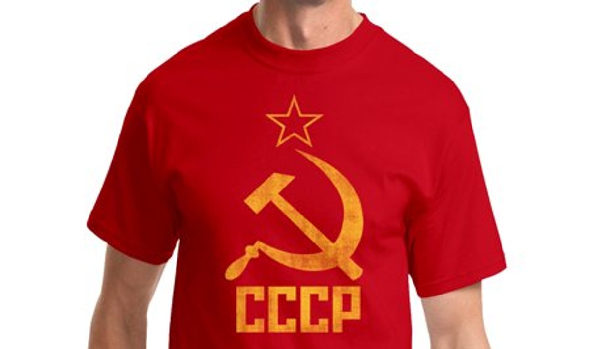 Men's Soviet CCCP Hammer and Sickle Tee Shirt