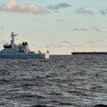 Китайское судно было замечено в месте обрыва кабелей в море