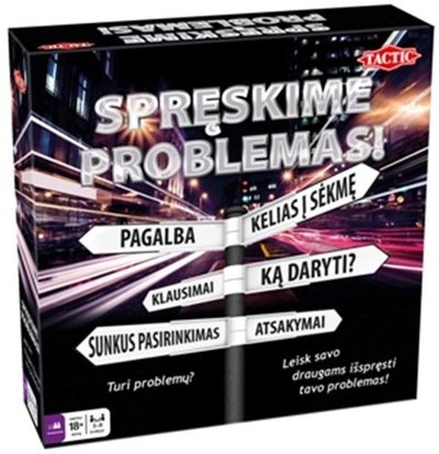 Stalo žaidimas „Spręskime problemas“