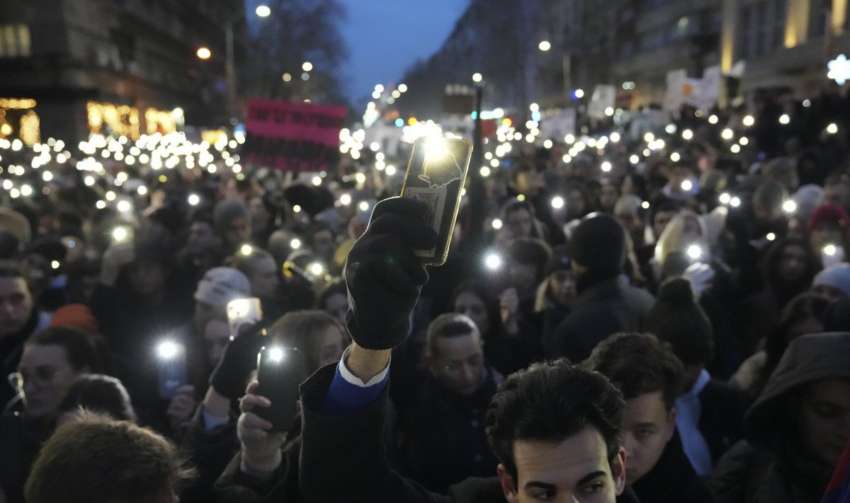 Protestas Serbijoje