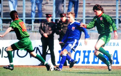 1993 metų rungtynės Slovakija - Lietuva (futbalsfz.sk nuotr.)