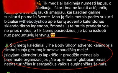 The Body Shop kampanija