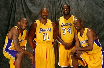 Kobe Bryantas, Karlas Malone'as, Shaquille'as O'Nealas, Gary Paytonas