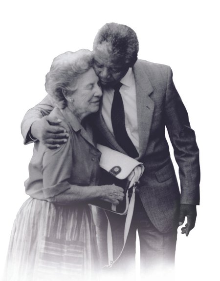 Helen Suzman ir Nelsonas Mandela, J.Vexler archyvo nuotr.